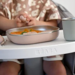 Béaba Coffret Repas Inox 3 Pièces Barbe A Papa