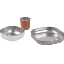 Béaba Coffret repas inox Terracotta