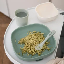 Béaba                    Coffret Repas Silicone 4 pièces    Sage Green