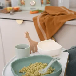 Béaba                    Coffret Repas Silicone 4 pièces    Sage Green