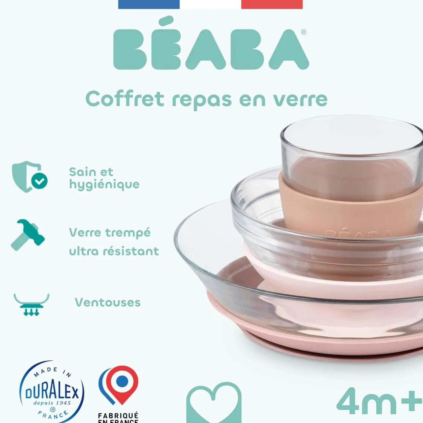 Béaba Coffret Repas Verre Barbe à papa