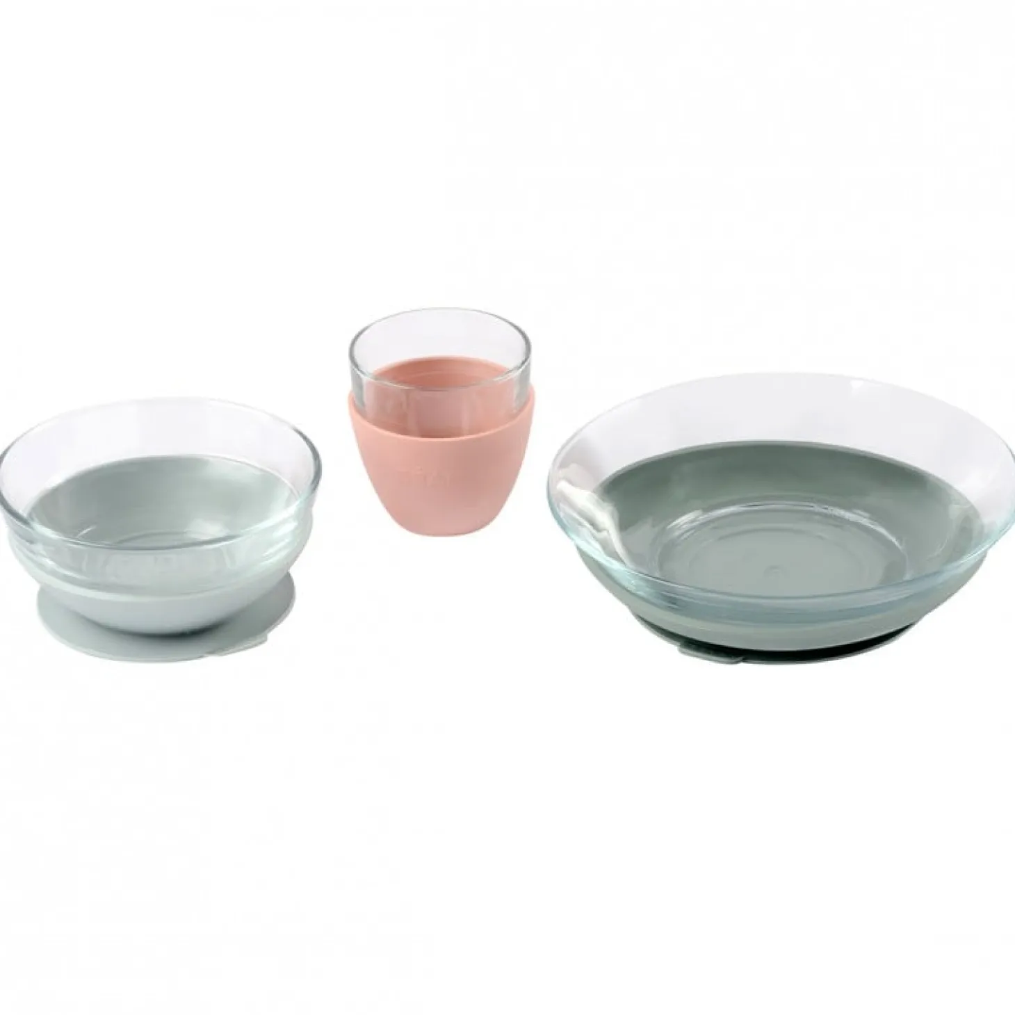 Béaba Coffret repas verre Duralex Eucalyptus