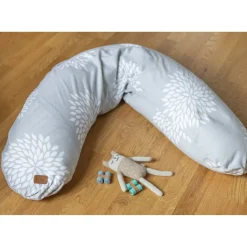 Béaba                    Coussin de maternité Big Flopsy imprimé    Flower Gris