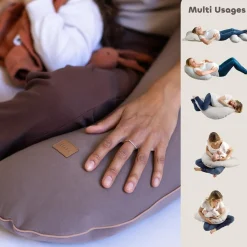Béaba Coussin de maternité Big Flopsy French Terry Cacao