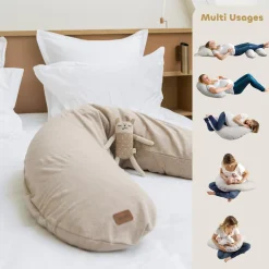 Béaba                    Coussin Grossesse et Allaitement Big Flopsy    Clay / Gazell