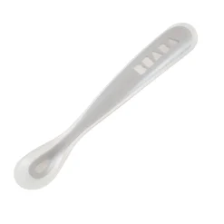 Béaba                    Cuillère silicone 1er âge      Vert de Gris