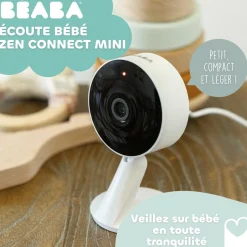 Béaba                    Ecoute Bébé Babyphone HD Zen Connect Mini    White
