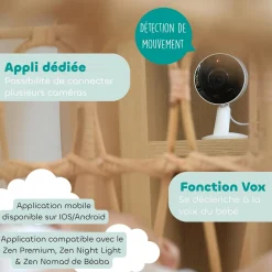 Béaba                    Ecoute Bébé Babyphone HD Zen Connect Mini    White