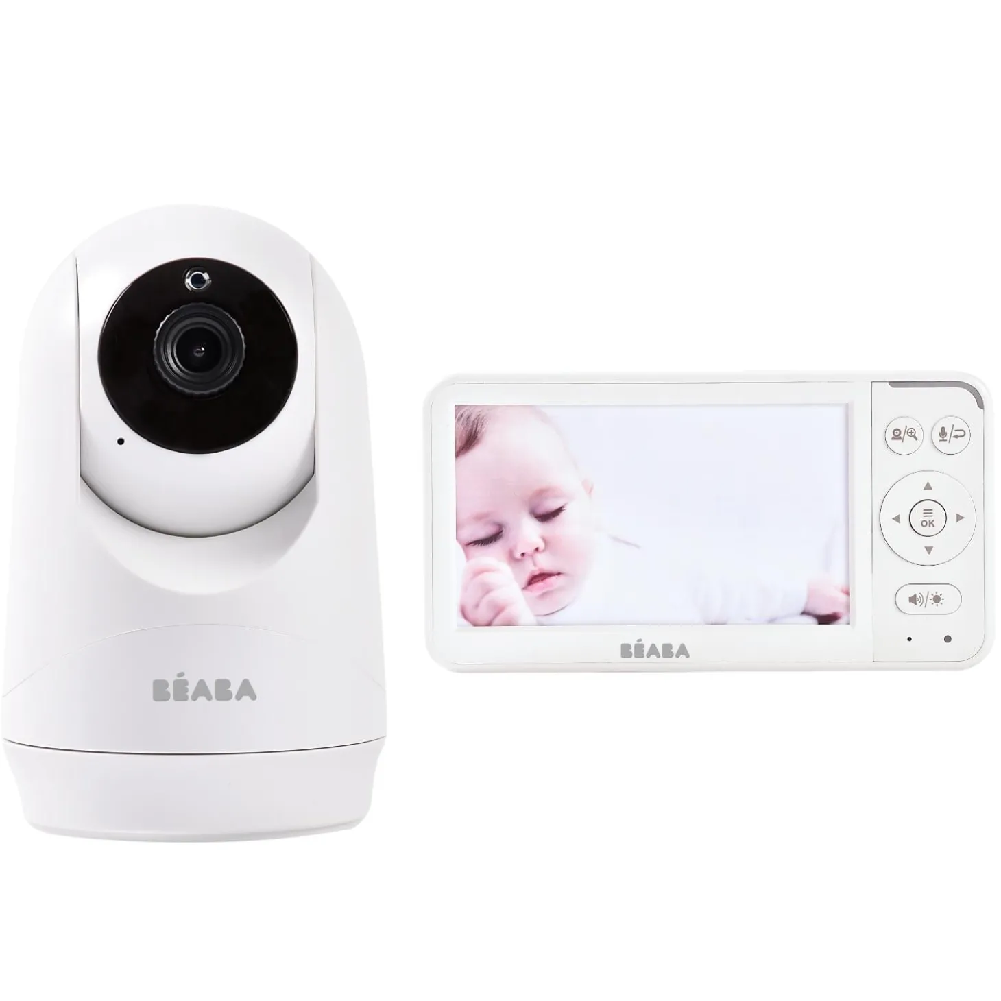 Béaba Ecoute bébé vidéo Zen Plus 2 White