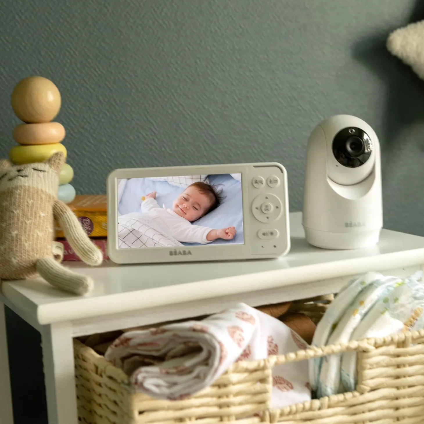 Béaba Ecoute bébé vidéo Zen Plus 2 White
