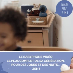 Béaba                    Ecoute Bébé Vidéo Zen Premium    Night Blue