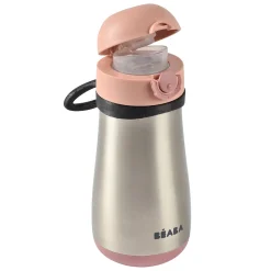 Béaba                    Gourde inox avec anse    Old Pink            350 ml