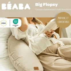 Béaba                    Housse Individuelle Big Flopsy    Argile Chiné Heather Clay