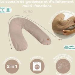 Béaba                    Housse Individuelle Big Flopsy    Argile Chiné Heather Clay