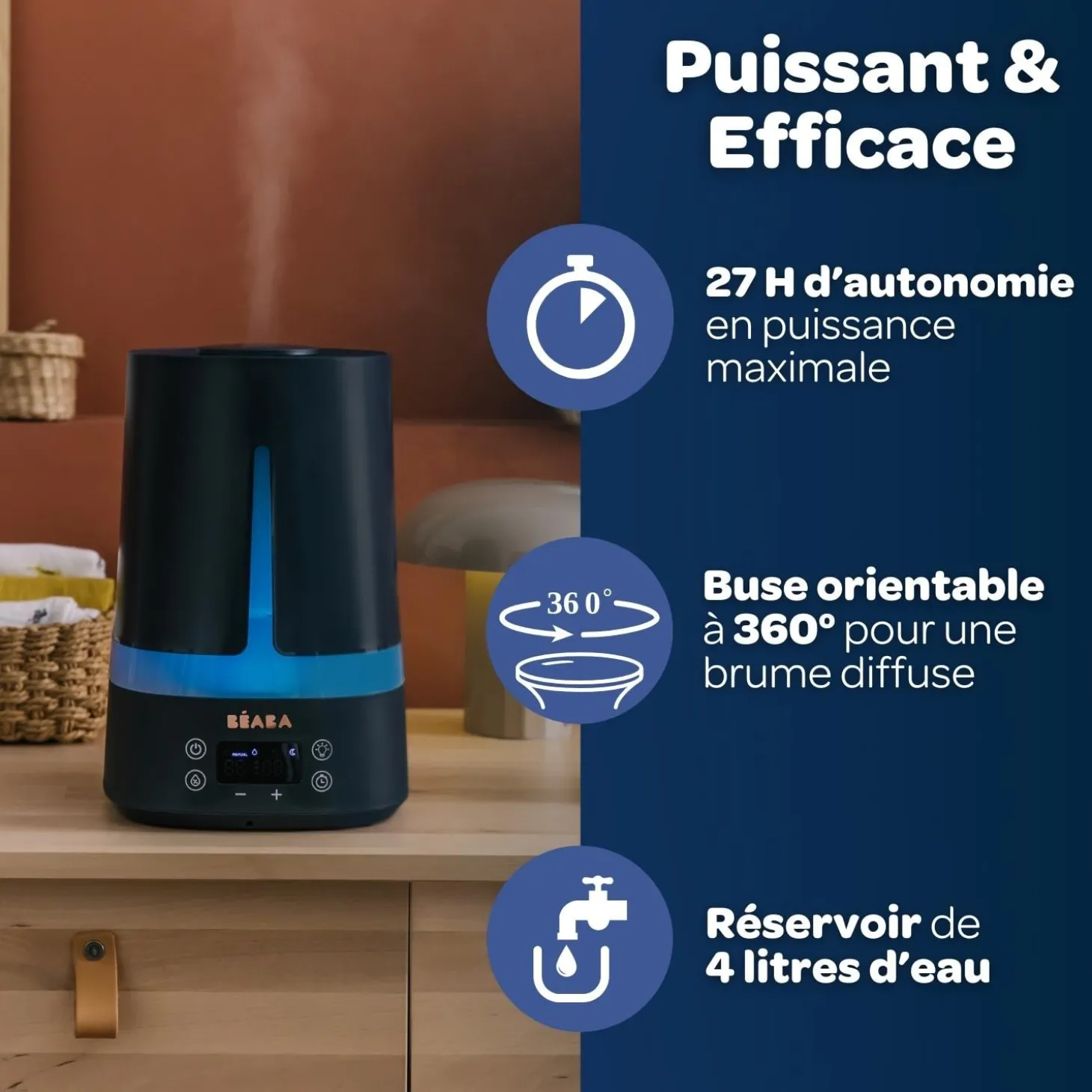 Béaba Humidificateur Night Blue