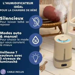 Béaba Humidificateur Zen Air Terre d'argile