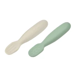 Béaba                    Lot de 2 pré-couverts silicone    Velvet Grey