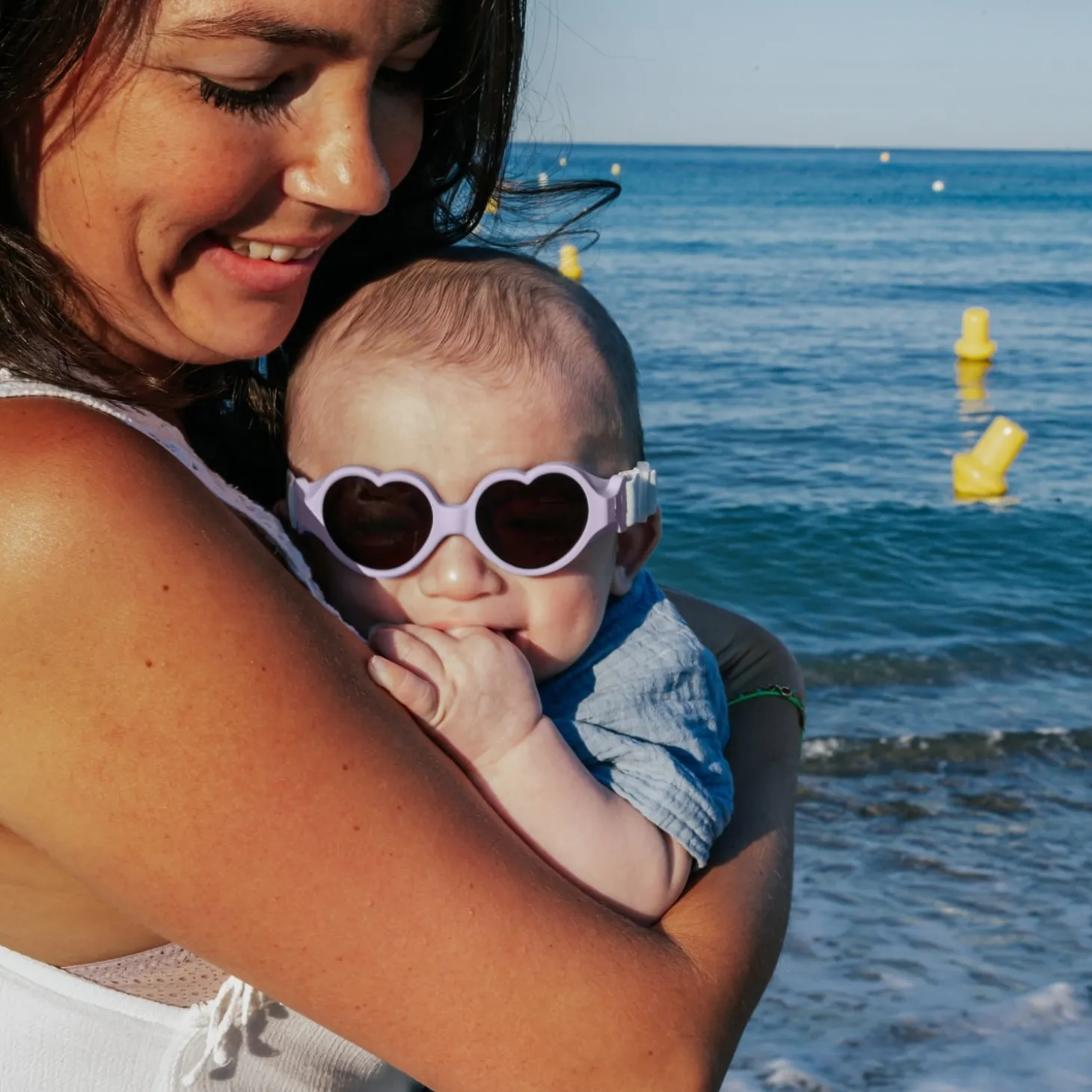 Béaba Lunettes Bandeau Baby Coeur Lilas 0-9 mois