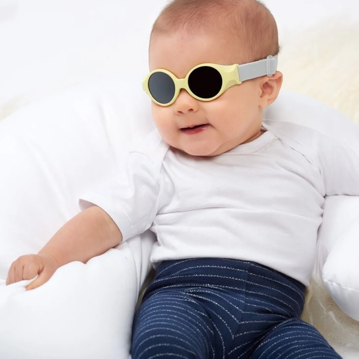 Béaba Lunettes bandeau Jaune Pastel 0-9 mois