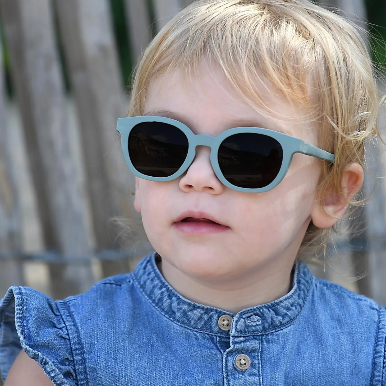 Béaba Lunette Square Brigh Vert Fume/Smo 2-4 ans
