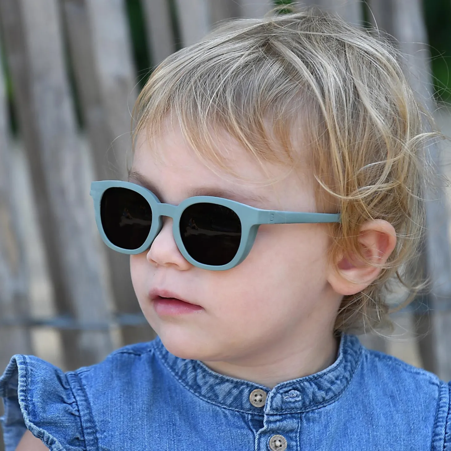 Béaba Lunette Square Brigh Vert Fume/Smo 2-4 ans