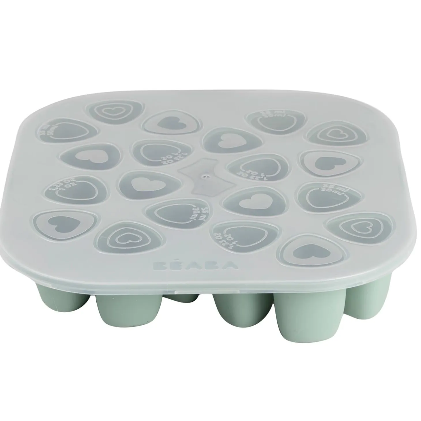 Béaba Mini Multiportions Silicone Vert sauge 20x35 ml