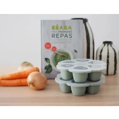 Béaba                    Moule congélation multiportions    Vert Sauge