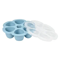 Béaba                    Moule multiportions conservation silicone    Windy Blue            6x150 ml