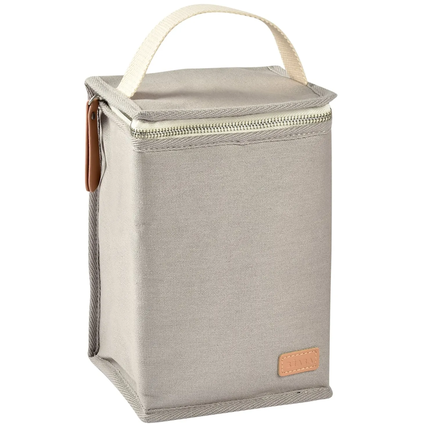 Béaba Pochette repas isotherme canvas Gris Perle