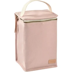 Béaba                    Pochette repas  isotherme canvas    Rose Poudré