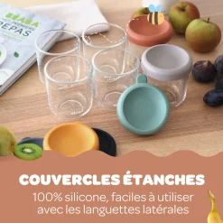Béaba Portion verre Sage Green 250 ml