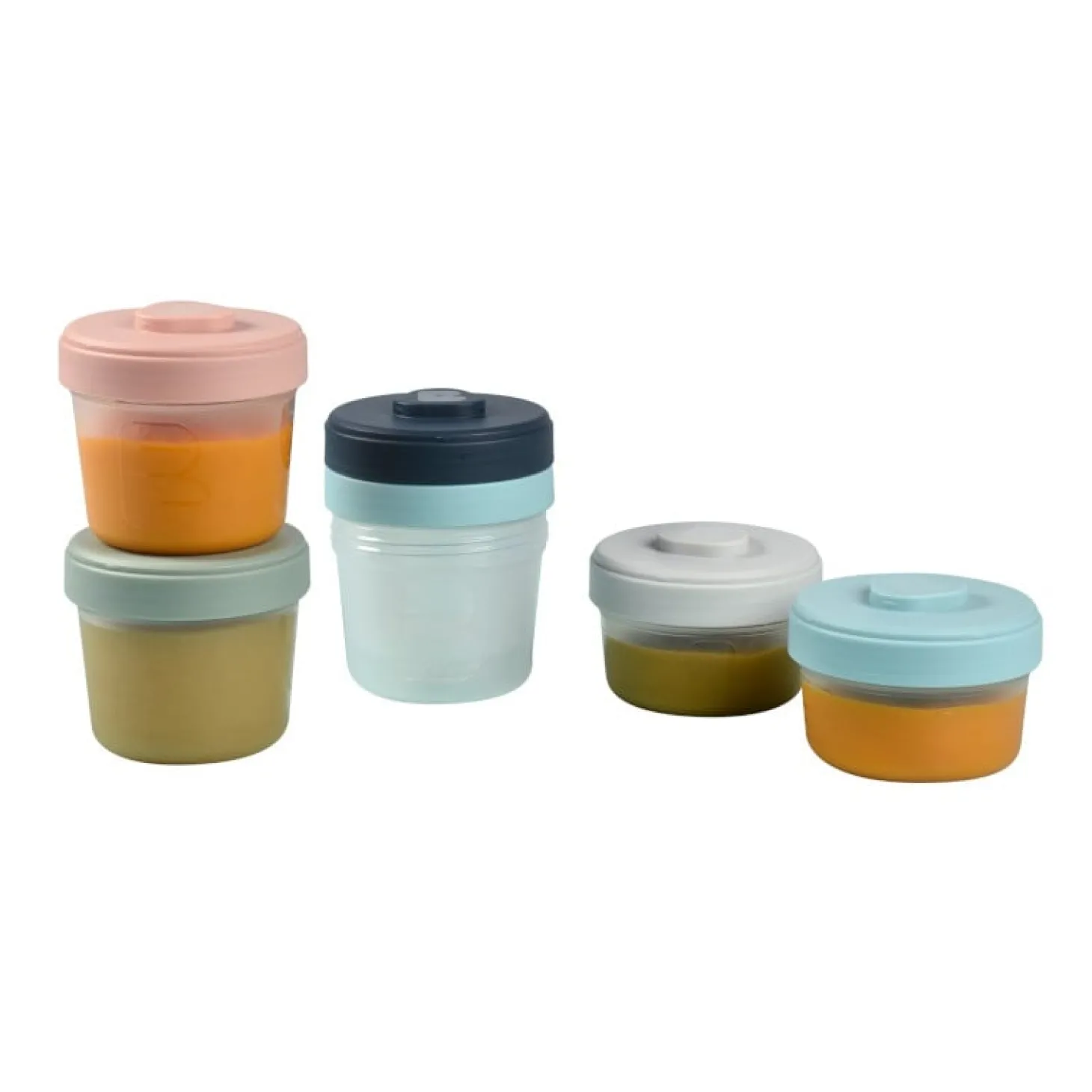 Béaba 6 pots de conservation Clip 1er âge Coloris Assortis