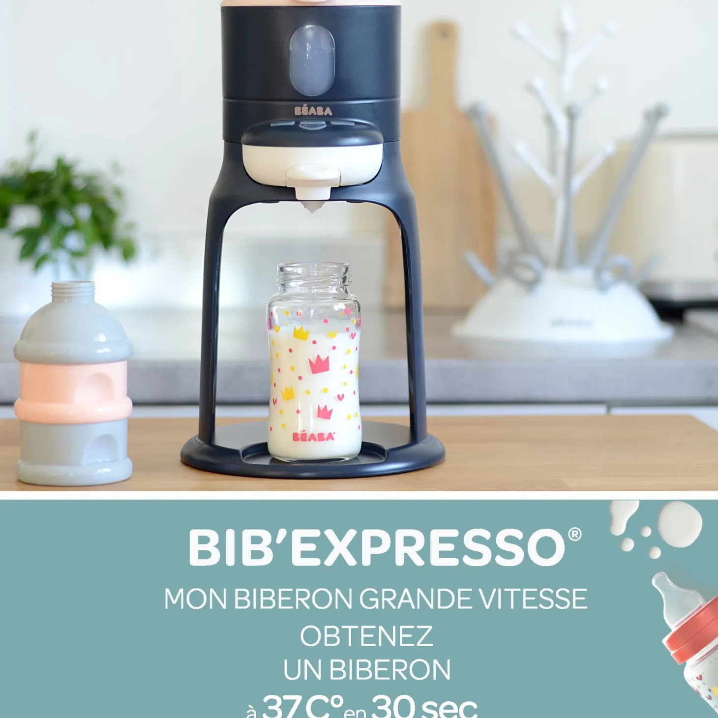 Béaba Préparateur de biberon Bib Expresso Nightblue