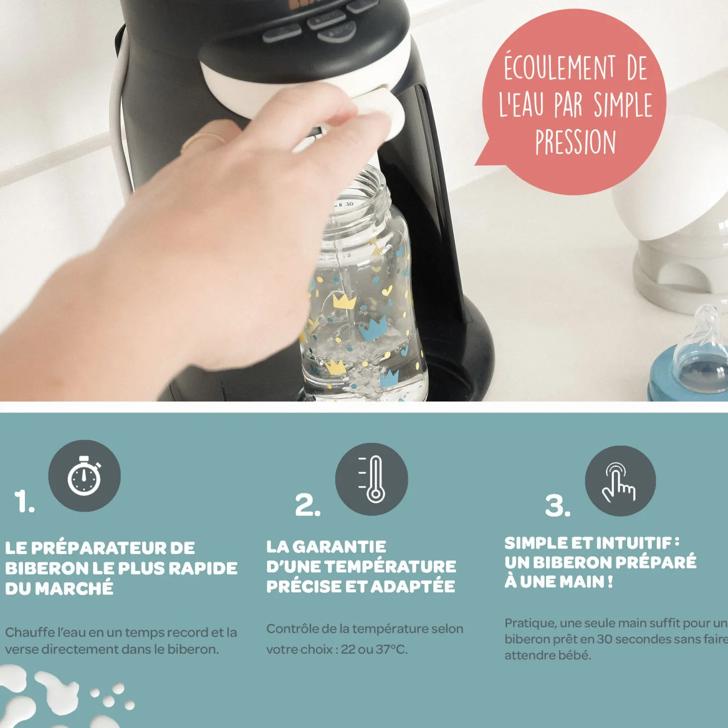 Béaba Préparateur de biberon Bib Expresso Nightblue