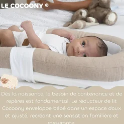 Béaba Réducteur de Lit Cocon Coton Oekotex Argile Chine / Heather Clay 0-3 mois