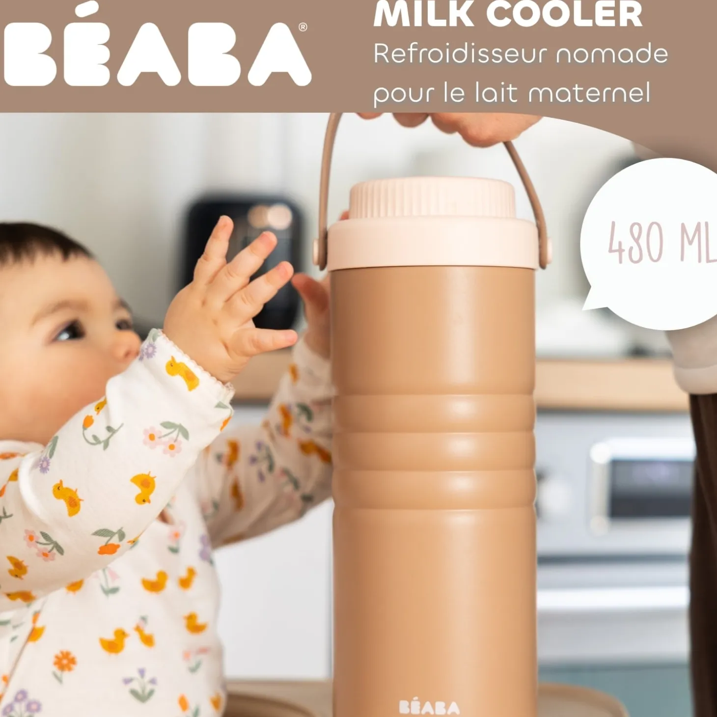 Béaba Refroidisseur Nomade Pour Lait Maternel Pralin