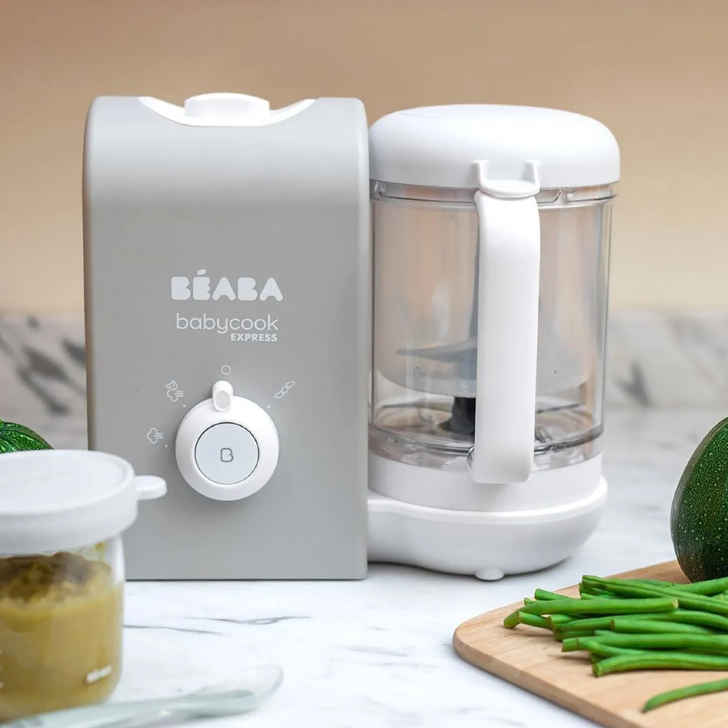 Béaba Robot multifonction Babycook Express Gris Velours