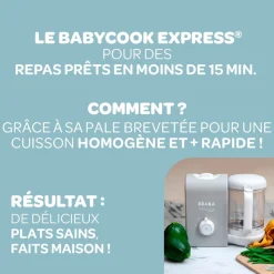 Béaba Robot multifonction Babycook Express Gris Velours