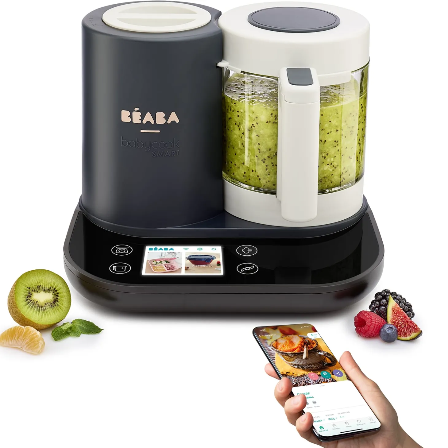 Béaba Robot multifonction Babycook Smart Gris Anthracite