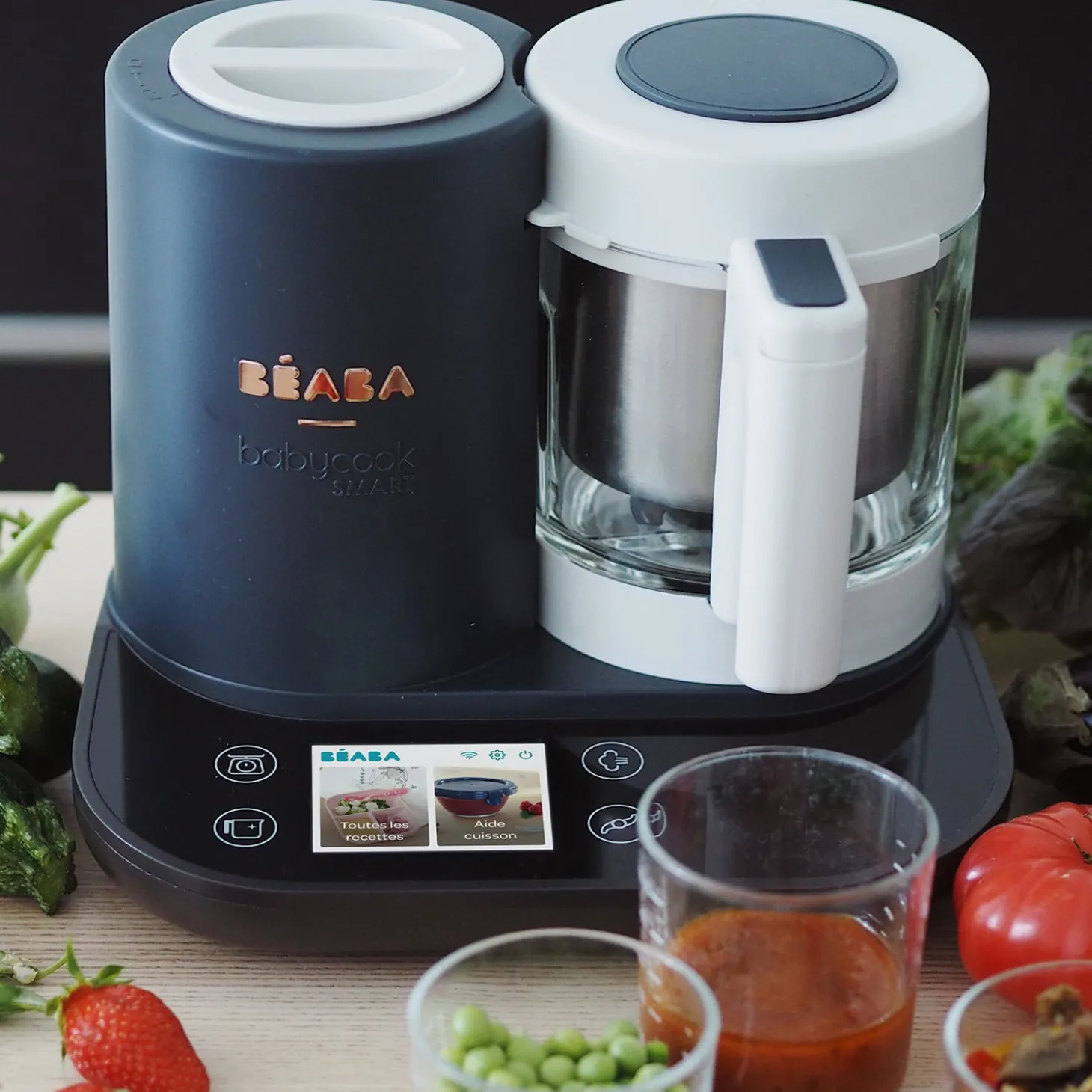 Béaba Robot multifonction Babycook Smart Gris Anthracite