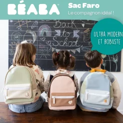 Béaba                    Sac à dos Enfant Faro    Vert de gris