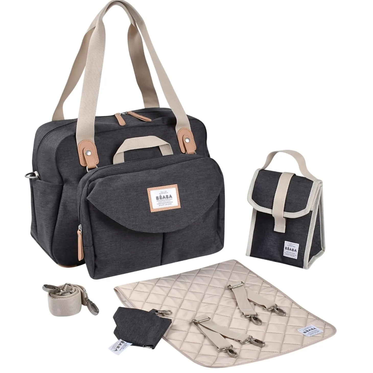 Béaba Sac à langer Genève II Dark Grey