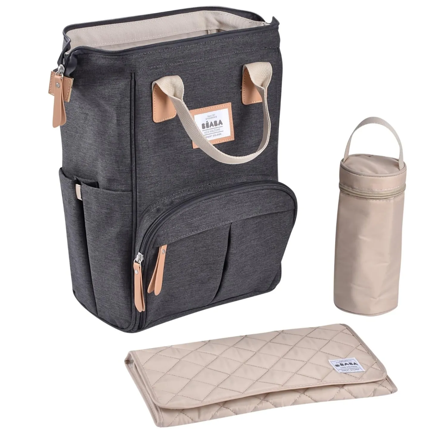 Béaba Sac à langer Wellington Dark Grey