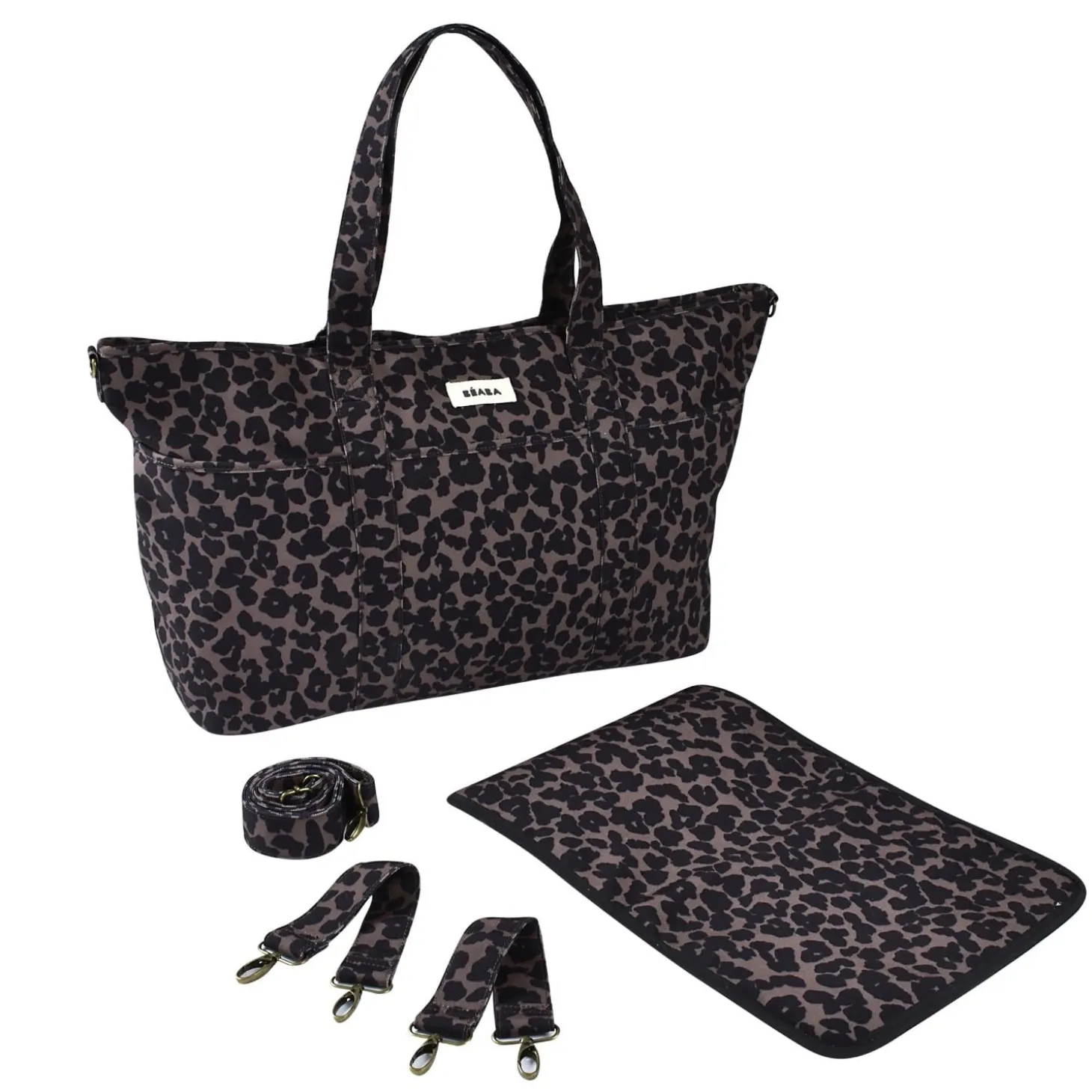 Béaba Sac à Langer XXL 11 Compartiments Madrid Leopard