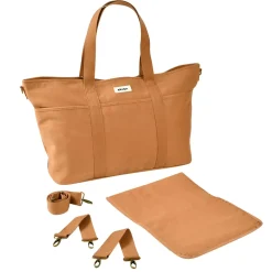 Béaba Sac à Langer XXL 11 Compartiments Madrid Ocre / Cognac