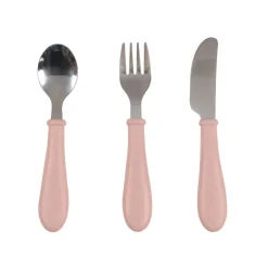 Béaba Set de 3 Couverts Inox Barbe à papa 12 mois