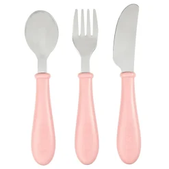 Béaba Set de 3 Couverts Inox Old Pink