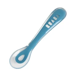 Béaba                    Set repas silicone 2 pièces compartimenté    Blue