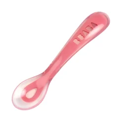 Béaba                    Set repas silicone 2 pièces compartimenté    Pink