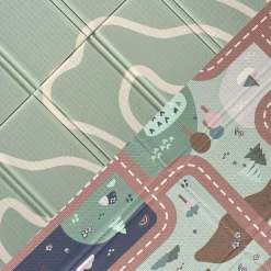 Béaba Tapis de Motricité XL Reversible Play Life Landform